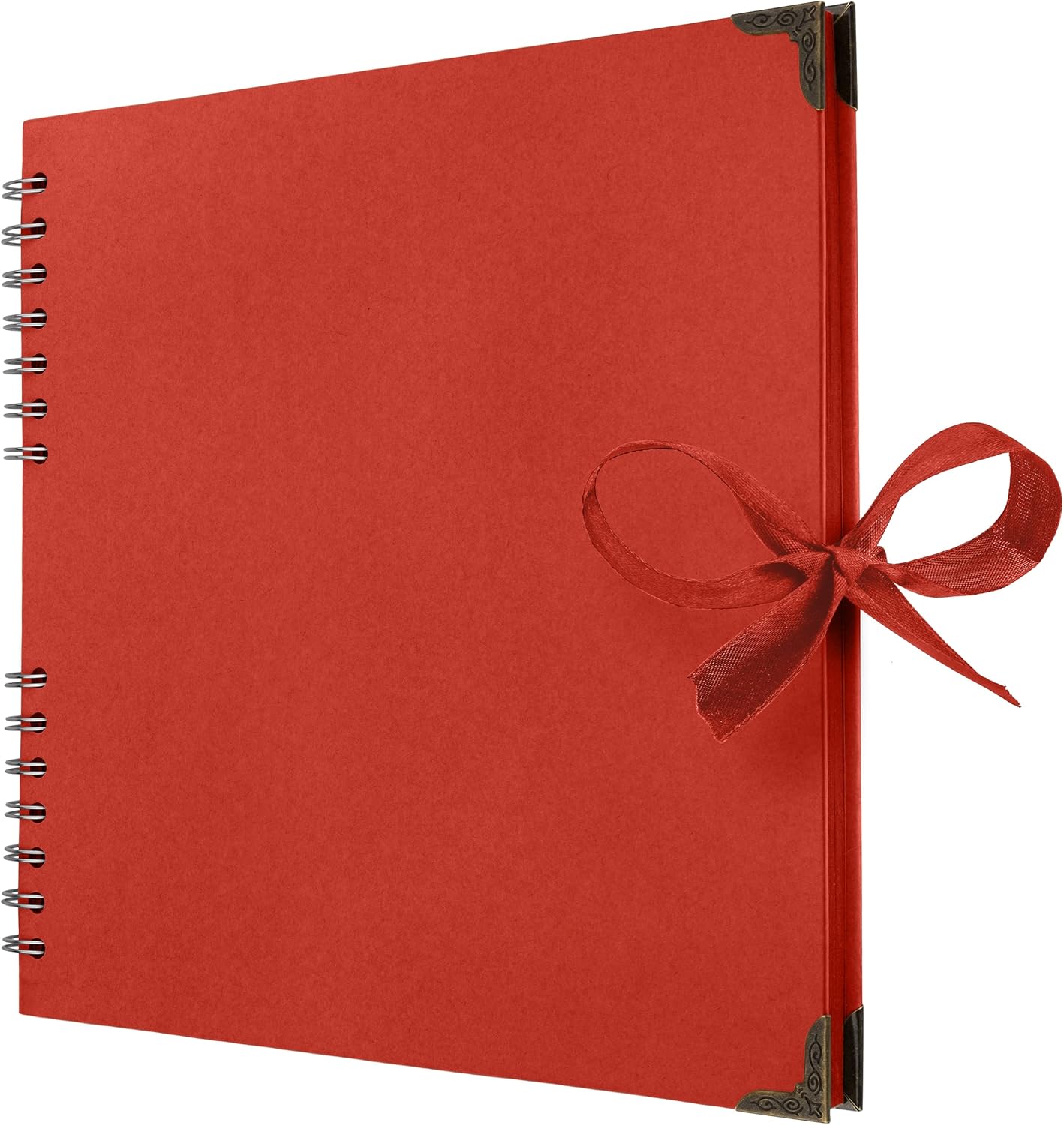 Bstorify Scrapbook Album 60 Pages (8 x 8 Inch) Brown Thick 200gsm Kraft Paper, Photo Album Scrapbook, Memory Book - Ideal for Your Scrapbooking Albums Art & Craft Projects