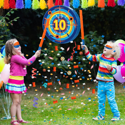 Sotiff Western Piñata Mexicanos Boots Piñata with Stick Blindfold Confetti for West Cielito Lindo Platos De Barro Themed Birthday Party Game Favors Decor 15 x 12 Inches