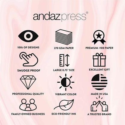 Andaz Press Blush Pink Gold Glitter Girl Baby Shower, Printable Table Tent Place Cards, 20-Pack, Seat Placement Cards Blank Place Cards For Table Settings Name Cards for Wedding, Graduation Food Cards - Colors A