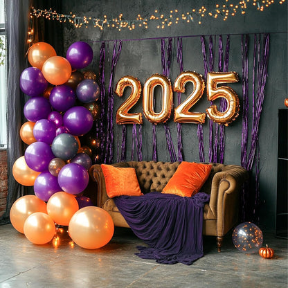 PartyWoo Silver Streamers 3pcs Tinsel Backdrop 8.2FT Metallic Tinsel Foil Fringe Streamer Curtains Party Photo Booth Backdrop for Graduation Baby Shower Bachelorette Wedding Disco Party Decorations