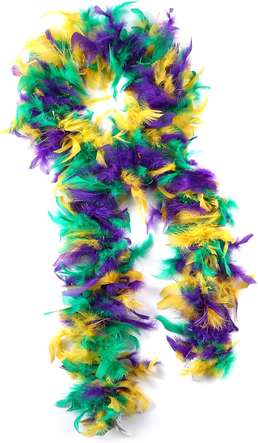 SOGUGOM Red 35g Feather Boas - 2 Yards Boa Feathers for Party, Wedding, Centerpieces, Concert, Costume and Christmas Tree(Red)