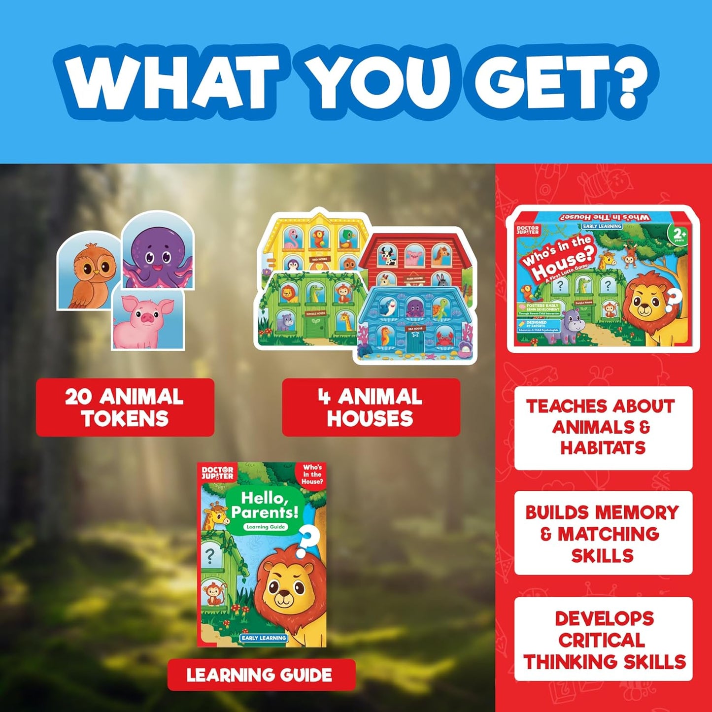 Doctor Jupiter Scavenger Hunt | Toys for Ages 2-4 | Birthday Gift Ideas for 2 Year Old Boys and Girls | Toddler Toys for 2-3-4 Year Old | Learning & Education Toys