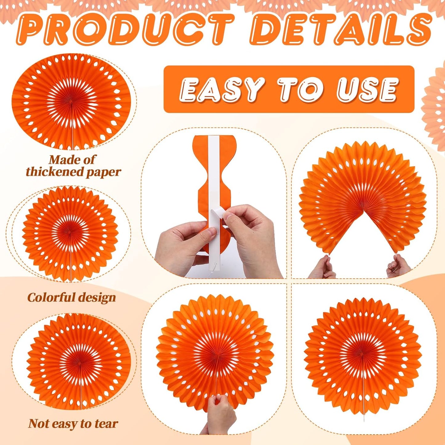 BestoFun 12PCS Paper Fans Hot Pink Party Decorations Tissue Paper Flowers Decorations Hanging Honeycomb Round Paper Fans Decoration for Girl Groovy Birthday Baby Shower Wedding