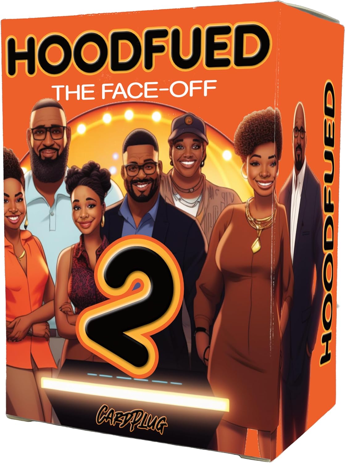 HoodFued : The Ultimate Family Trivia Card Game - A Culture-Centric Game That Brings Friends and Family Together for Fun and Knowledge and More Fun Than The Hood Charades Game for Family or Tabu