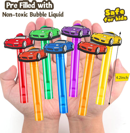 24PCS Animal Bubble Wands for Wild One Birthday Baby Shower Decorations Safari Jungle Theme Party Favors Supplies, Pinata Goodie Bags Filler, Classroom Prizes, Valentines Gifts, Easter Stuffers