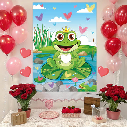 Pin The Crown on The Princess Party Games for Girls Princess Birthday Party with 24 Pcs Crowns, Large Princess Poster for Kids Girls Princess Birthday Party Princess Tea Party Decorations