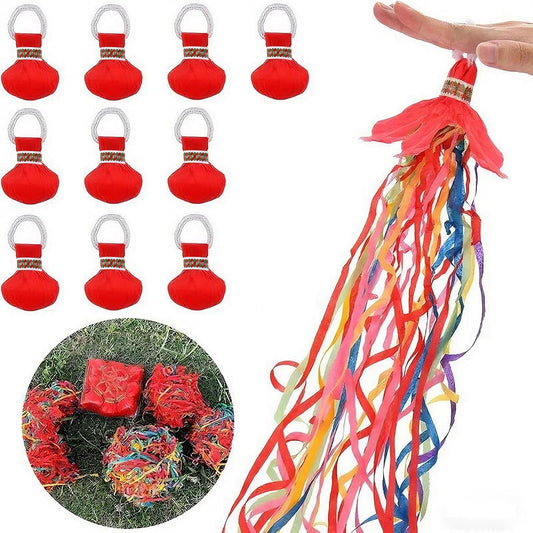 10PCS Streamers Popper Hand Throw Streamers No Mess Confetti Magic Paper Cracker for Celebration Birthday Propose Engagement Wedding Graduation Party Favors
