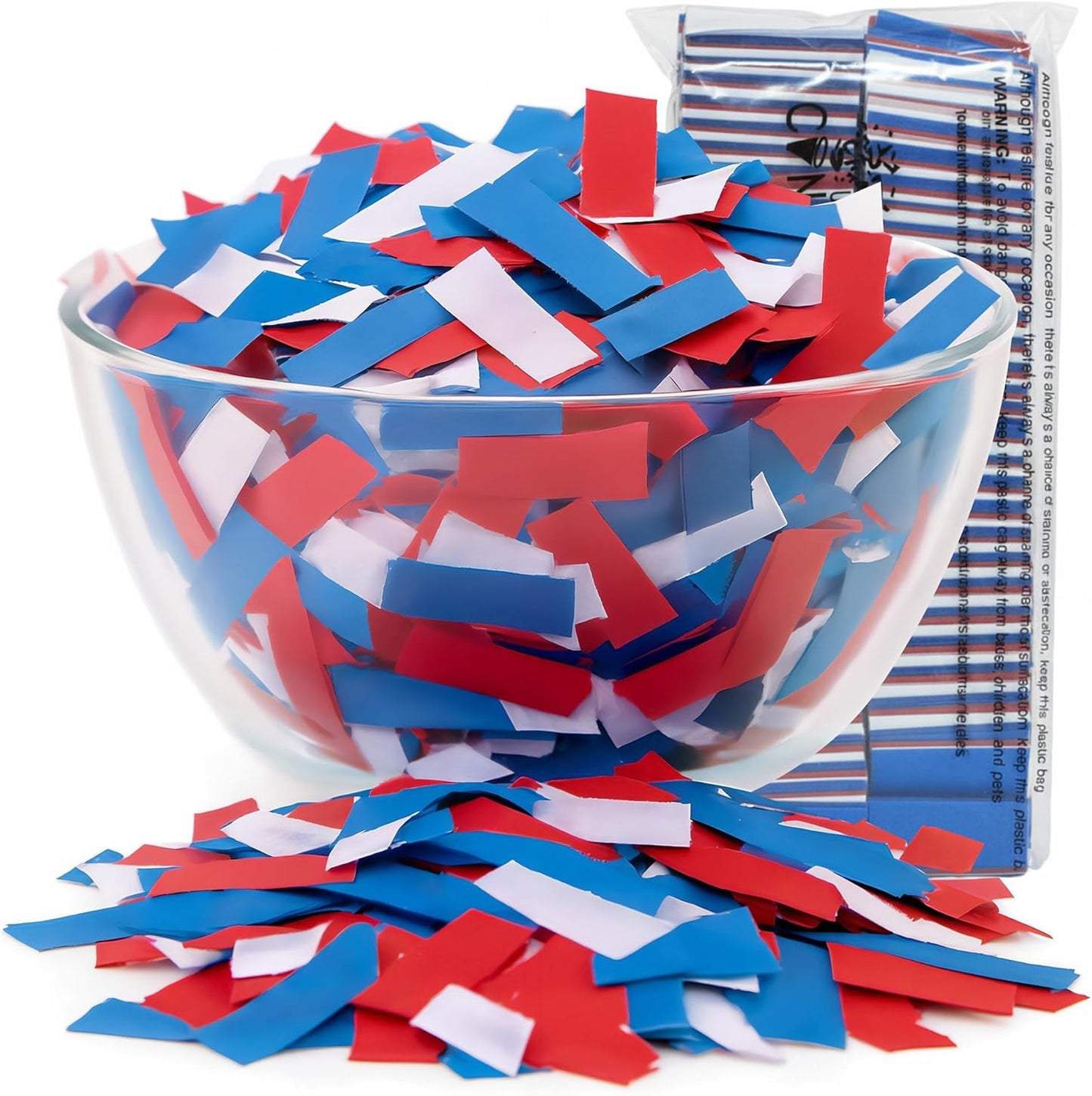 Ultimate Confetti, Multicolor Biodegradable Confetti - Rectangular Fluttering Tissue Paper Confetti for Cannon and Launcher use - Best for Holidays, Birthday, Wedding, and Parties - 1 lb, 16 oz