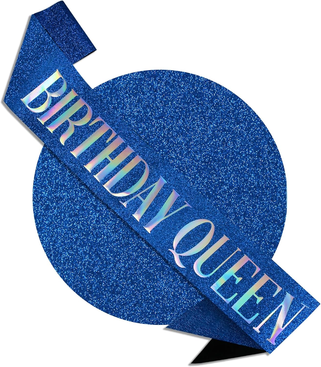 RUDONG M Birthday Queen Sash Glitter - Gold Birthday Sash for Women & Girls | Sweet 16/18th/21st/30th/40th/50th/60th/70th, All-Age Celebration Party Decor