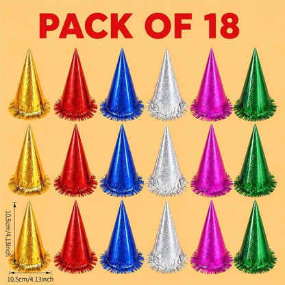 Pre-Assembled Party Hats for Kids, Birthday Hats for Kids & Adults