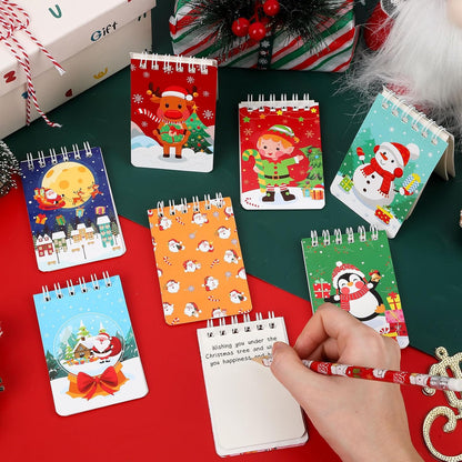 MARFOREVER 24 Pack Mini Animal Notepads Cat Dog Themed Party Favors Cat Dog Mini Spiral Notepads Pet Kitty Gifts for Birthday Teacher Students Reward School Classroom Supplies Goodie Bags Stuffers