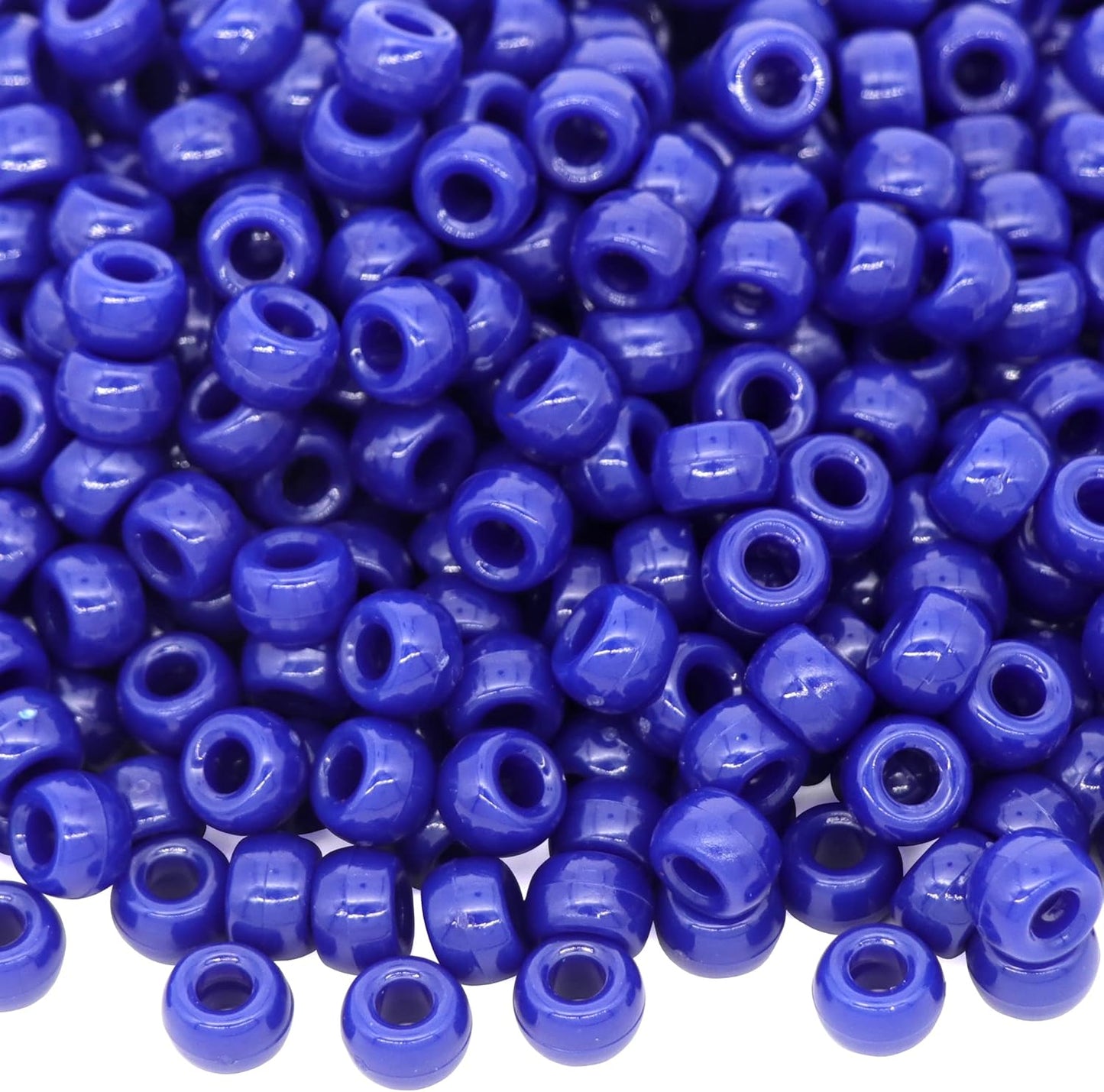 1000Pcs Glow in The Dark Pony Beads 9mm Plastic Kandi Beads Bulk for Friendship Bracelet Necklace Craft Jewelry Making Beads for Hair Braids 9 Color