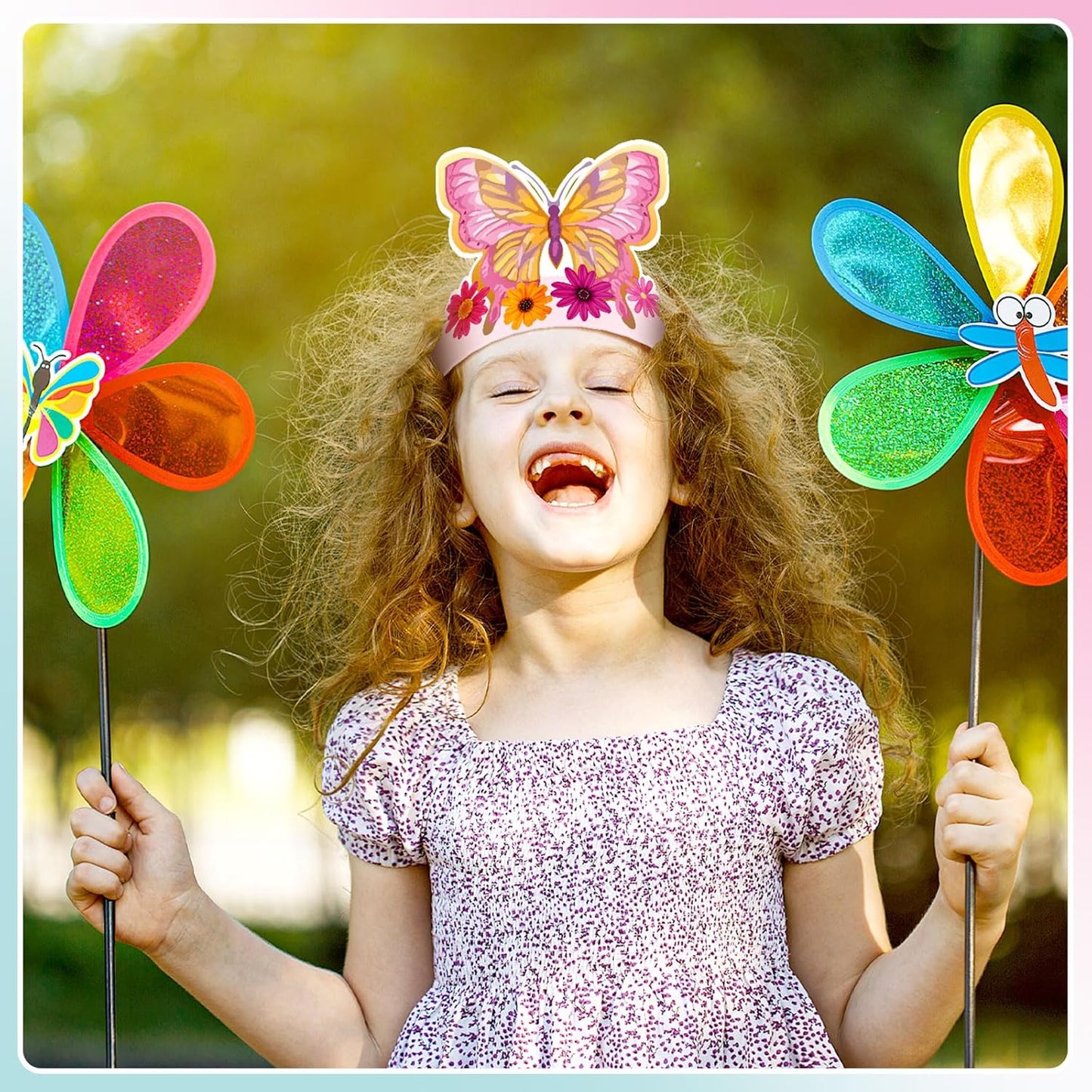 Gersoniel 24 Pcs Party Hats for Kids Paper Headbands Crown for Boys Girls, Birthday Party Decoration Favors