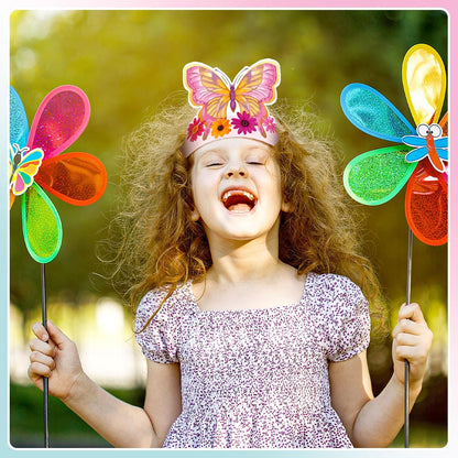 Gersoniel 24 Pcs Party Hats for Kids Paper Headbands Crown for Boys Girls, Birthday Party Decoration Favors