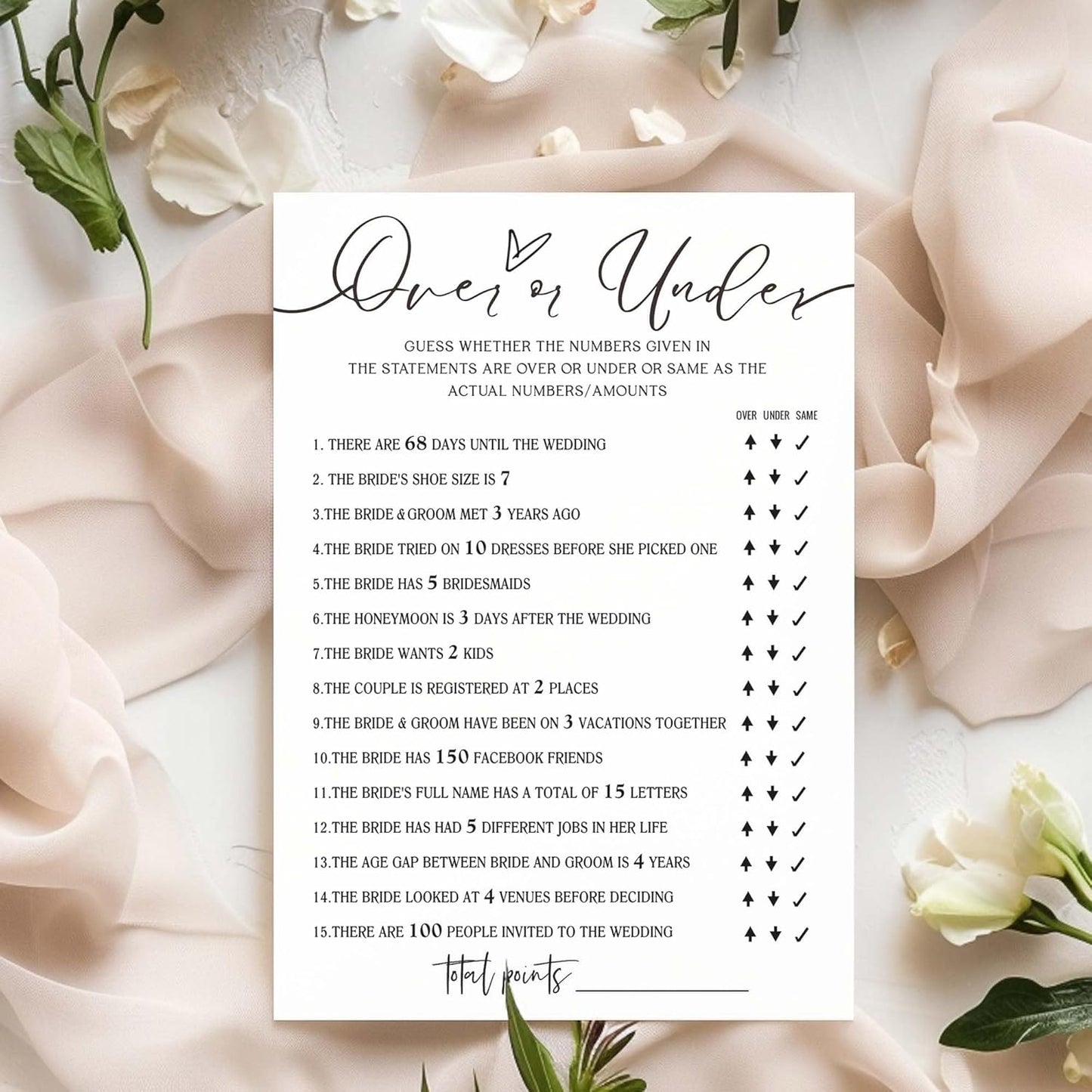 Bridal Shower Bingo, What Will The Bride to Be Receive, 25Pcs Bridal Bingo Game Cards, Engagement Party Games for Guests, Minimalist White Wedding Party Supplies - A18