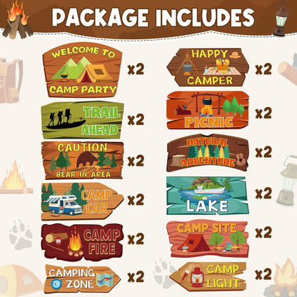24 Pieces Retirement Decorations Retirement Party Directional Sign Retired Welcome Signs for Adults Retirement Themed Party Decorations Birthday Party Supplies