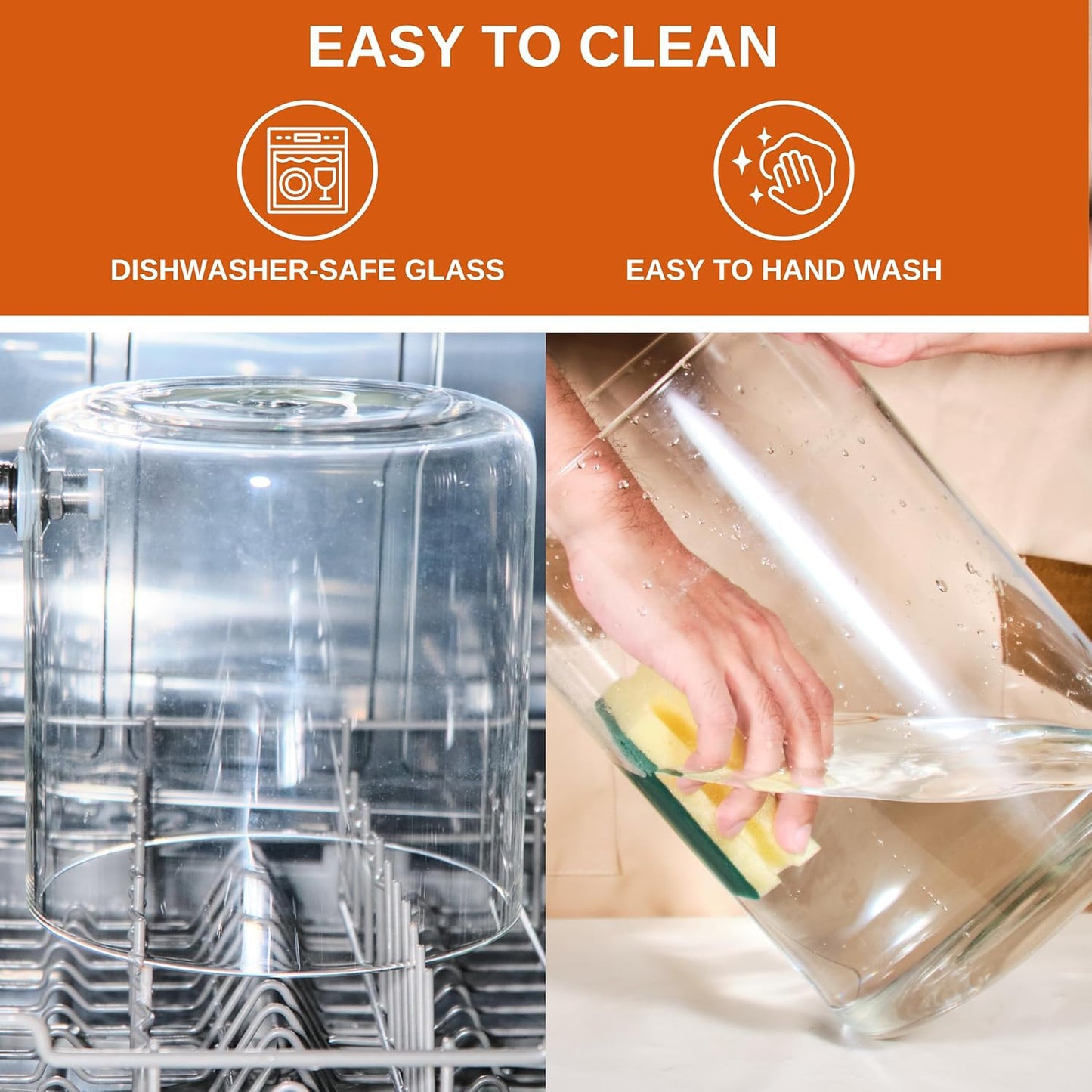 Glass Beverage Dispenser with Bamboo Stand 6.7 In and Lid, Iced 2.9 Gallon Drink Server with Spigot, Large Thick Glass Drink Dispenser for Parties, Hotels, Restaurants, Homes