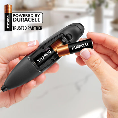 Zulay Kitchen Powerful Milk Frother Wand With Duracell Batteries - Ultra Fast Handheld Drink Mixer - Electric Whisk Foam Maker for Coffee, Lattes, Cappuccino & Matcha - Z1 Motor - Black - Colors D