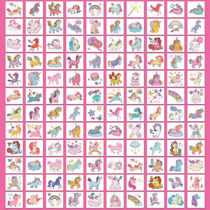 Partywind 408 PCS Kids Tattoos for Party Supplies, Individually Wrapped Sheet Temporary Tattoos Stickers for Kids Goodie Bag Stuffers, Fun Birthday Party Favors - Mixed