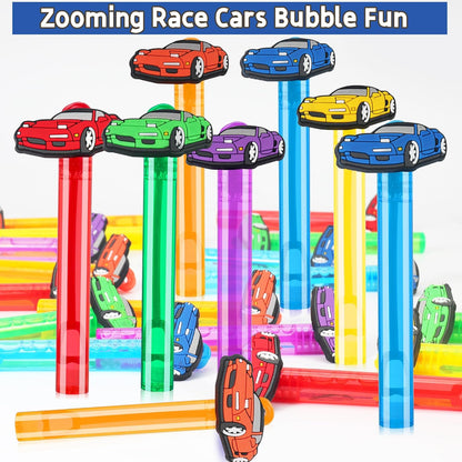 24PCS Animal Bubble Wands for Wild One Birthday Baby Shower Decorations Safari Jungle Theme Party Favors Supplies, Pinata Goodie Bags Filler, Classroom Prizes, Valentines Gifts, Easter Stuffers