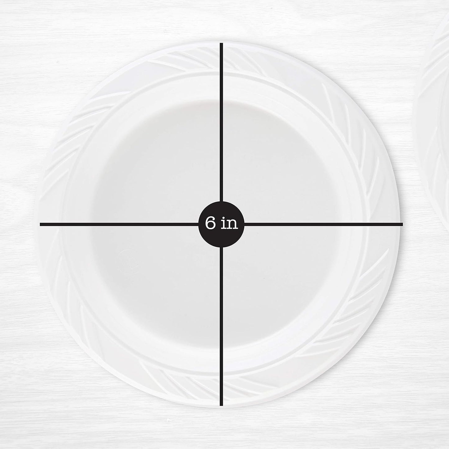 100 Count Disposable 12 ounce White Plastic Soup Bowls