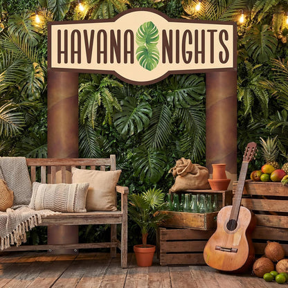 Peryiter 3 Pcs Camping Themed Party Decorations Banner Welcome Porch Sign with 1 Double Sided Tape for Summer Camp Birthday Hawaii Baby Shower Themed Party Activity Decor door (Forest Style)