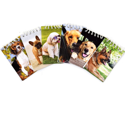 Gift Boutique 48 Pack Dog Mini Notepads Puppy Spiral Memo Books for Kids Party Favors Baby Shower Birthday Classroom Rewards School Supplies Giveaways