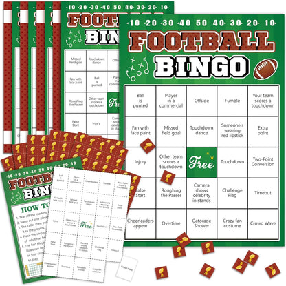 4th of July Bingo Game Set for 24 - Patriotic Party Activities, Independence Day Games for Family Reunion, School & Classroom Decorations – 5" x 7" Cards
