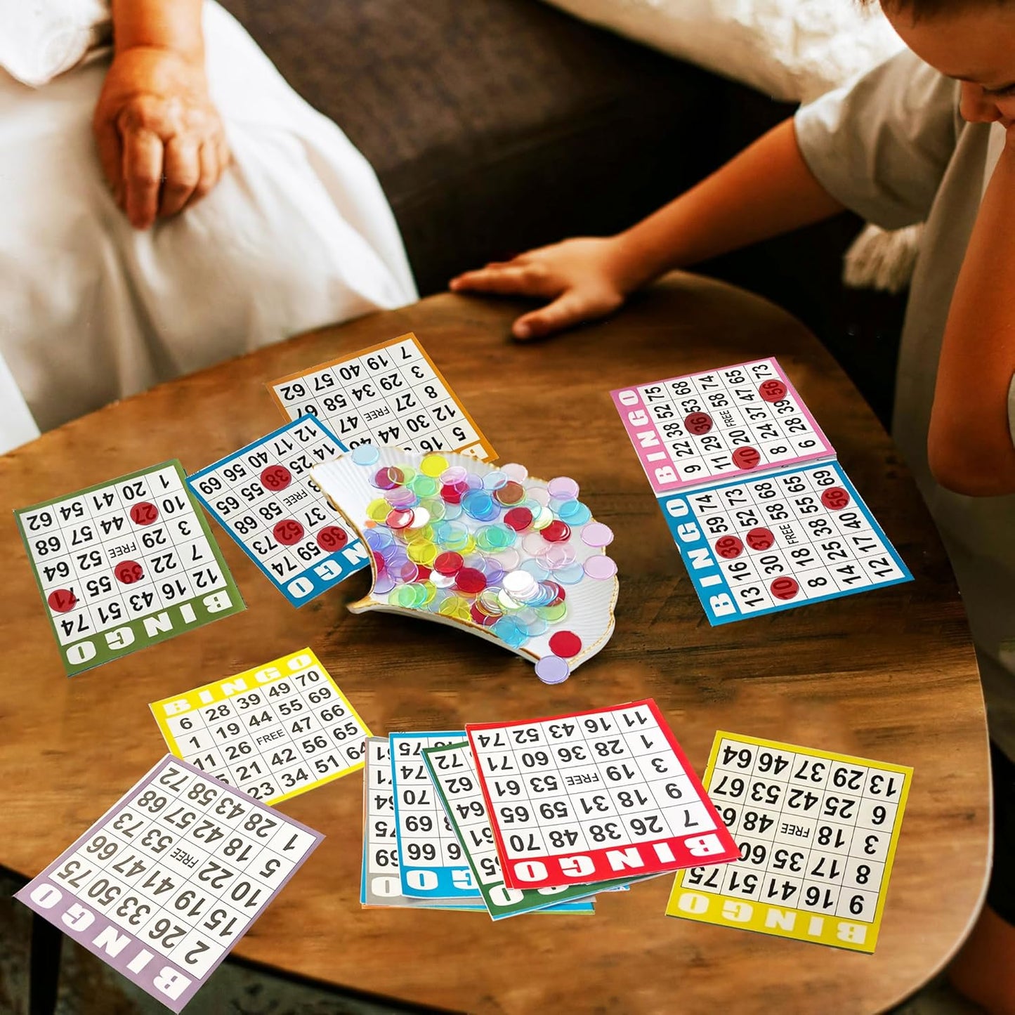 SEETOOOGAMES Bingo Paper Game Cards - 1 Card -100 Books of 10 Sheets