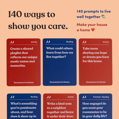 Partners are Human | 140 Conversation Cards to Help Deepen Romantic Relationships | Card Game for Bonding & Communication | Therapy for Adults