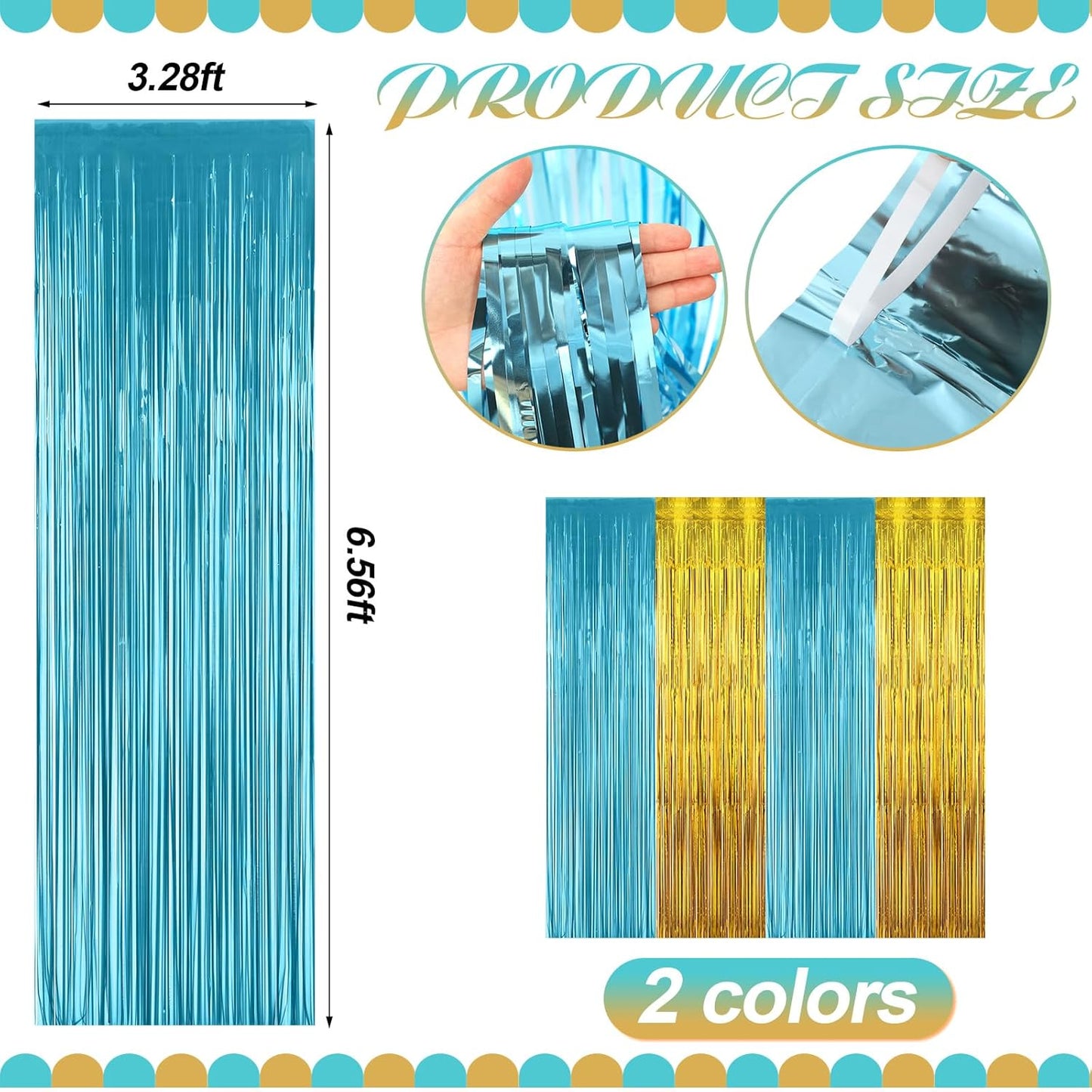 Frienda 4Pcs Sunset Party Decorations 6.6Ft Fringe Curtains Party Decorations Pink and Orange Backdrop Curtains for Sunset Autumn Thanksgiving Bridal Wedding Graduation Backdrop Decor