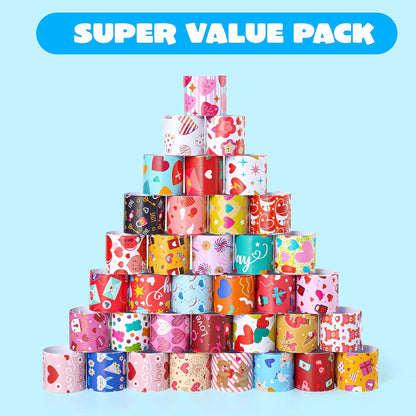 JOYIN 144 Pcs Slap Bracelets for Kids, Bulk Wristbands with Animals, Friendship, Heart, Party Favors, Classroom Prizes Birthday Exchanging Gifts,Goodies Bag Stuffers Fillers
