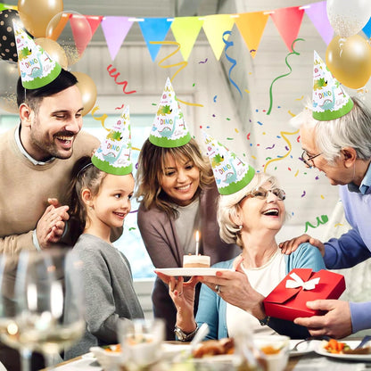CANREVEL 12 PCS Party Hats for Adults, Party Headwear, Happy Birthday Hats, Birthday Party Decorations for Women Men