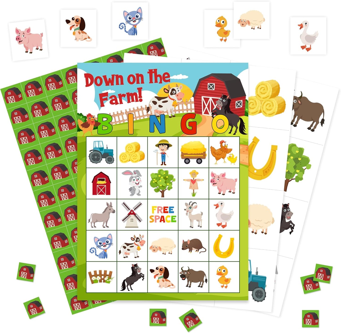 Book Bingo Game, Reading Party Bingo Cards Set, Read Themed Party Games Supplies for Book Lovers, Adults Family Friends Holiday Activities Favors Decorations for 24 Player, 01