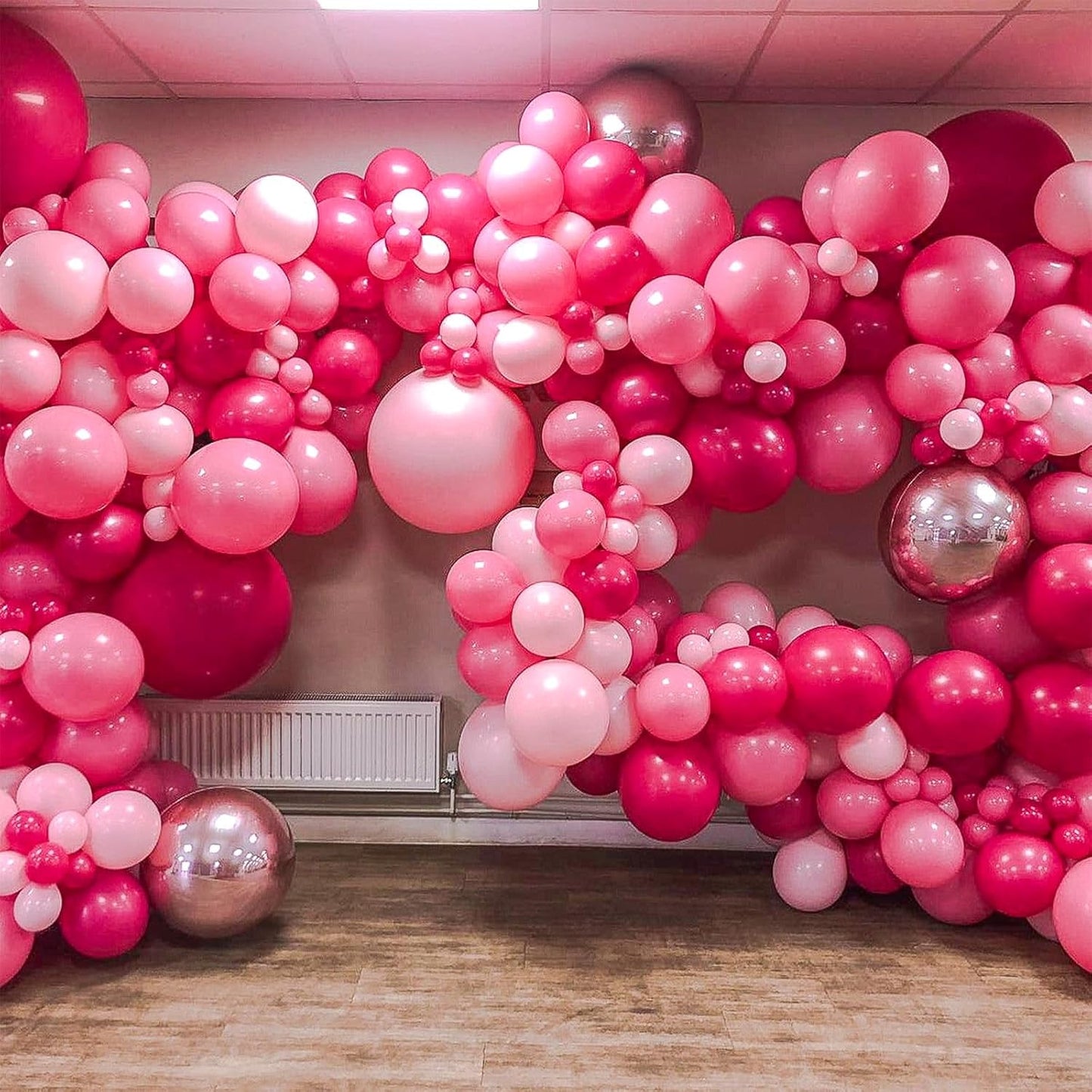 Pink Blue Purple Balloon, 60 Pcs 12 Inches Hot Pink Metallic Purple Teal Yellow Balloons Confetti Balloons for Kids Magic Theme Birthday Decoration Baby Shower Girls Music Party Supplies