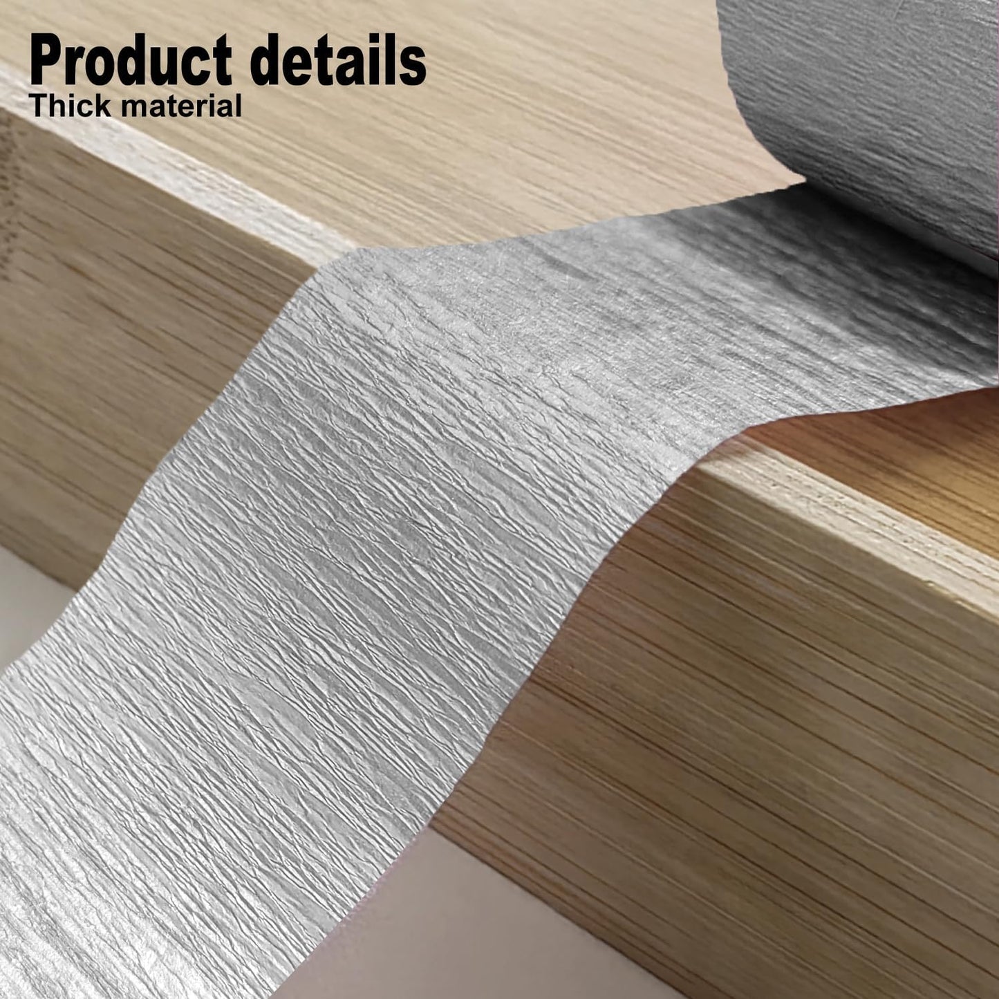 4 Crepe Paper Streamers Rolls, 328ft Pack of Red and White Crepe Paper for Birthday Baby Shower Wedding Christmas Valentines Day Party Decorations (1.8 inch x 82 ft/Roll)