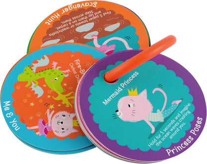 MOLLYBEE KIDS Dino Stomp and Roar, Toddler and Preschool Dinosaur Activity Cards, Gifts for 3, 4 Year Olds, Toddler Activities