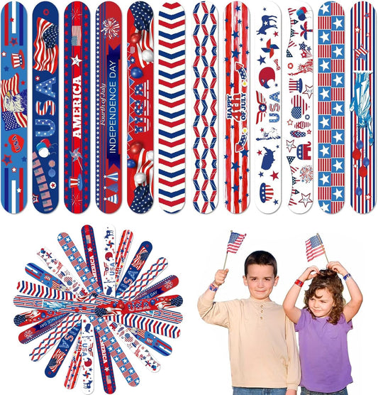 36 PCS Mermaids Slap Bracelets Kids Party Favors,Bulk Snap Bracelet Party Favors Supplies for kids&teens Gifts Teacher Classroom School Favors Prizes Exchanging Gift