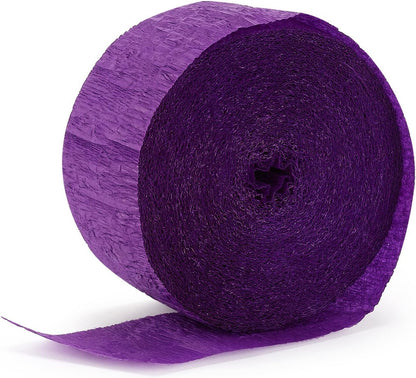 Amscan Premium Apple Red Crepe Paper Streamer - 81ft, 1 Piece - Perfect for Birthdays, Weddings, and Events
