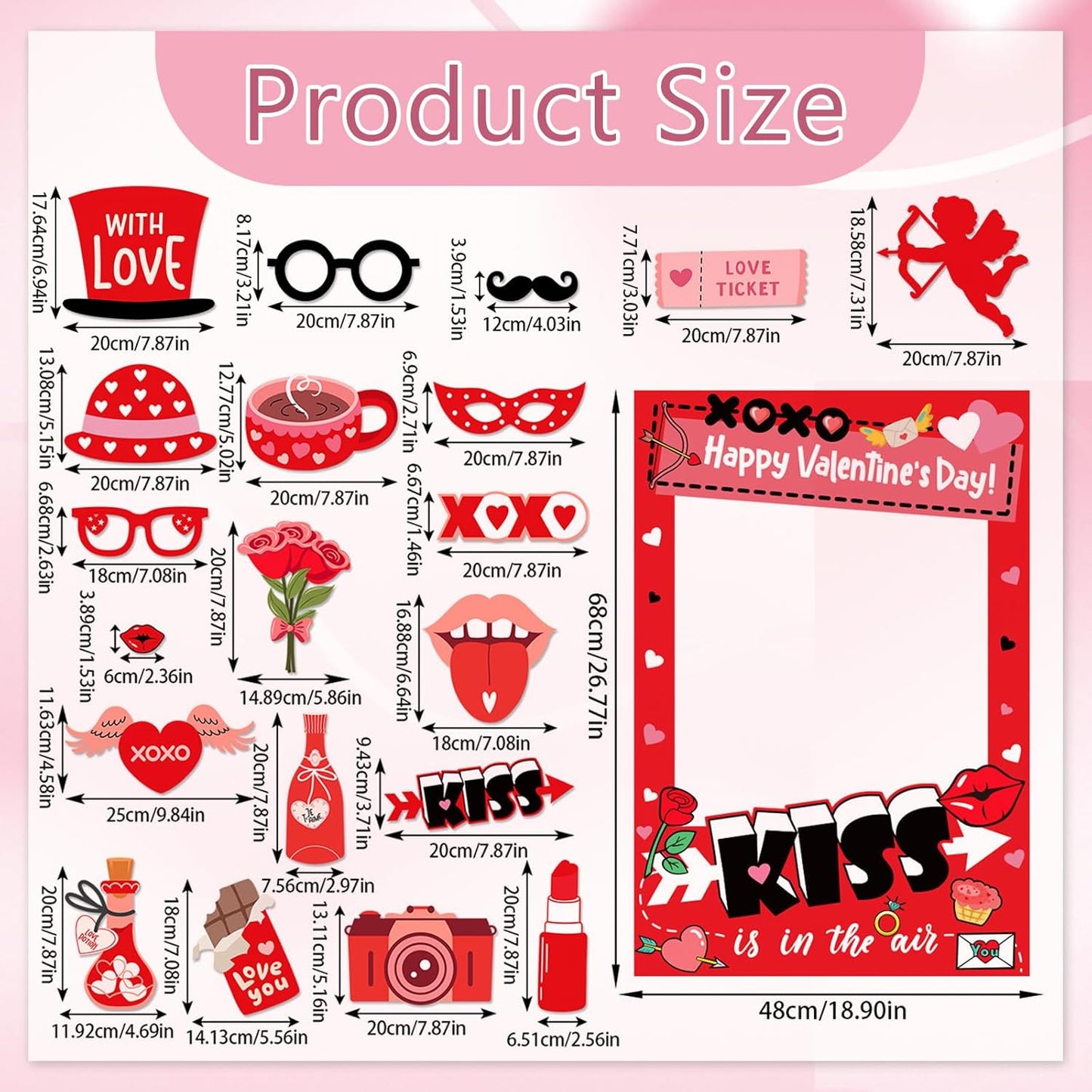47 PCS St Patrick's Day Photo Booth Props Kit - Funny Couple Handheld Frames & Selfie Decorations for Party (34 Props, 12 Tattoos & Handheld Frame