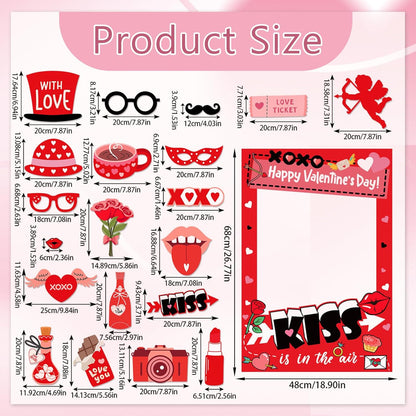 47 PCS St Patrick's Day Photo Booth Props Kit - Funny Couple Handheld Frames & Selfie Decorations for Party (34 Props, 12 Tattoos & Handheld Frame