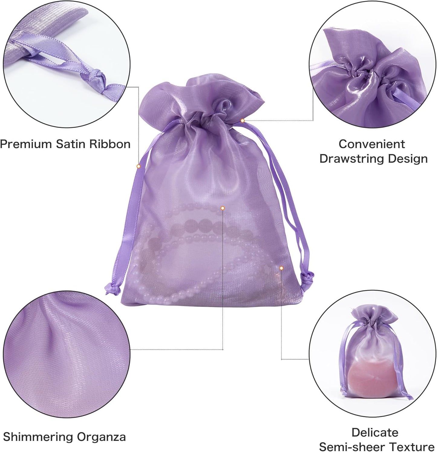 QIANF 20 Pcs Peacock Blue Small Organza Bags 3X4 inch for Wedding Favors with Drawstring, Mini Mesh Gift Bags Jewelry Pouch for Candy Bridal Shower Party Favor Baby Shower Christmas