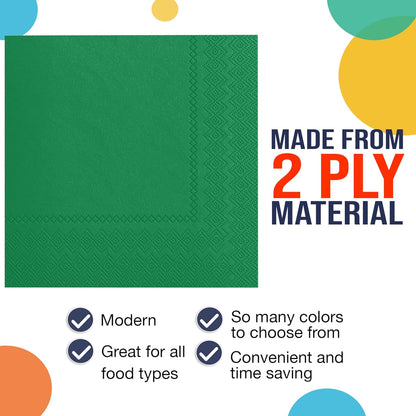 Party Solids Purple Paper Napkins Disposable Everyday 50 Pcs 2 Ply Purple Dinner Napkins Paper Everyday For Parties & Party Supplies