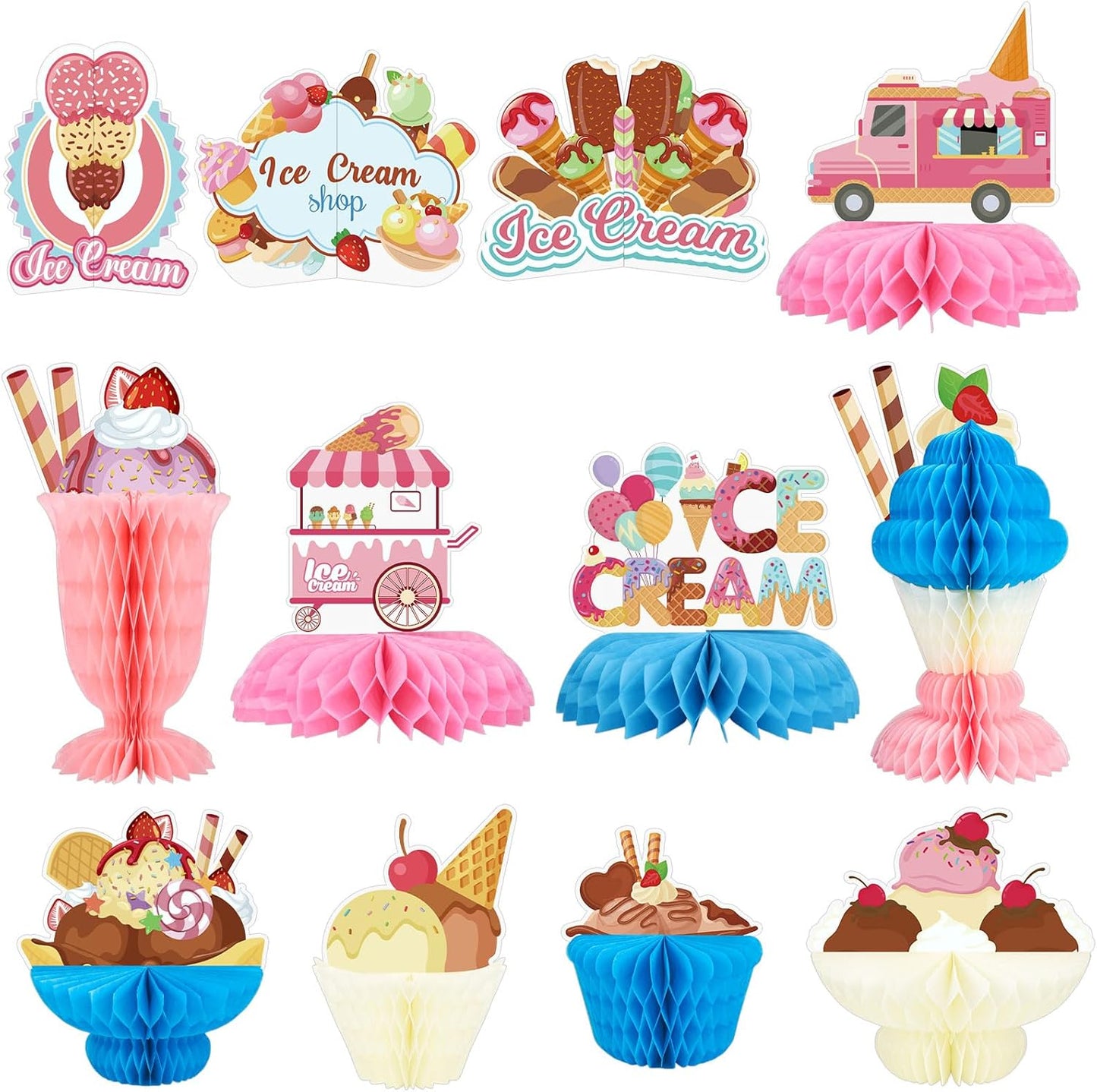 12 Pcs Pink Bow Party Honeycomb Centerpieces Pink Bow Table Centerpieces Coquette Theme Birthday Decorations Bow Party Decorations for Birthday Bachelorette Wedding Mothers Day Party Supplies