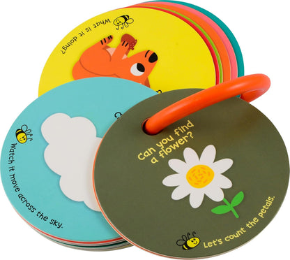 MOLLYBEE KIDS Preschool Outdoor Scavenger Hunt Cards at Home, Gifts for Ages 3, 4