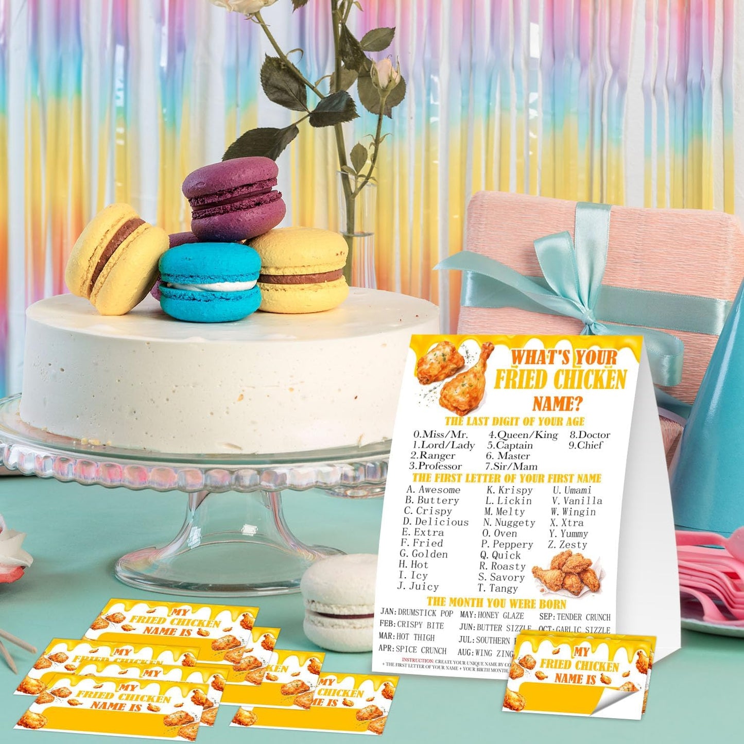 Gamer Birthday Party Decorations, Funny Video Game Party Night Favors Set,What's Your Gamer Name Perfect for Birthday Party Baby Shower Activities(31pcs)