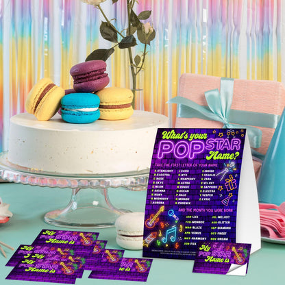 Gamer Birthday Party Decorations, Funny Video Game Party Night Favors Set,What's Your Gamer Name Perfect for Birthday Party Baby Shower Activities(31pcs)