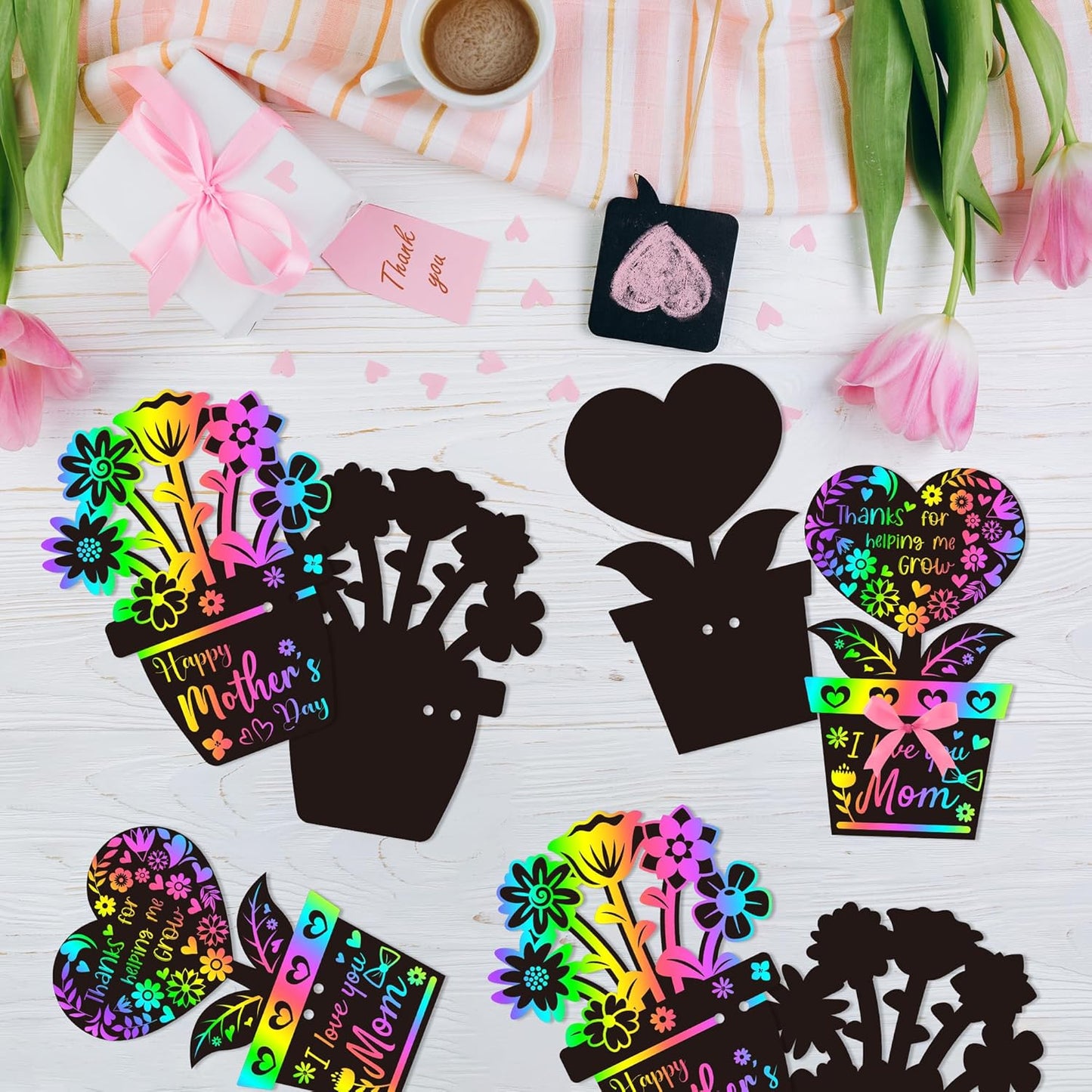 BeYumi 60Pcs Sea World Animals Scratch Bookmarks for Kids DIY Under The Sea Magic Art Rainbow Color Paper Craft Kit Summer Party Favors Birthday Gifts School Classroom Activity Art Project Supplies