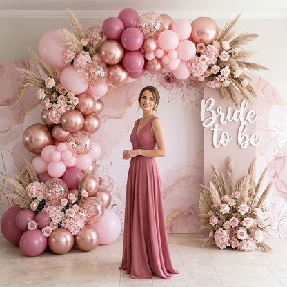 Pink Blue Purple Balloon, 60 Pcs 12 Inches Hot Pink Metallic Purple Teal Yellow Balloons Confetti Balloons for Kids Magic Theme Birthday Decoration Baby Shower Girls Music Party Supplies