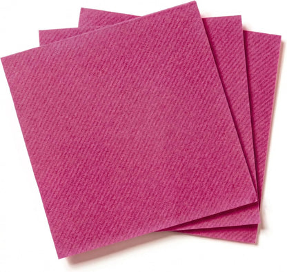 AH AMERICAN HOMESTEAD Cocktail Napkins-Disposable Beverage/Bar Napkins-White Linen-Like Square Napkins-Eco-Friendly & Compostable-Everyday Use, Party or Wedding 4.75inch x 4.75inch (100 Count, White)